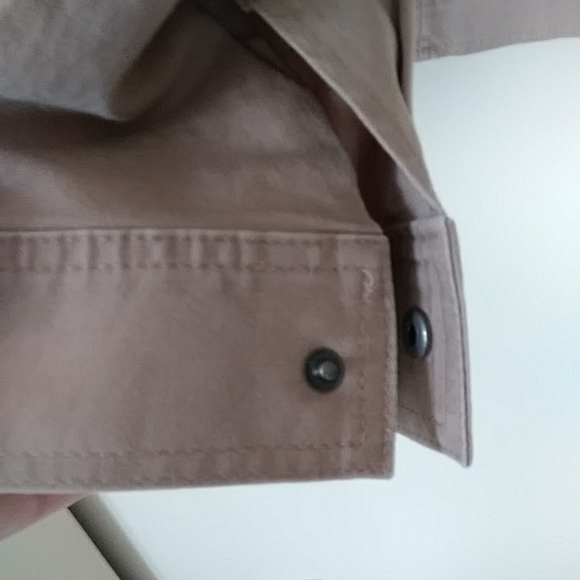 NEW Talbots Hidden Zipper Blazer Jacket M Tan Brown - Picture 6 of 16